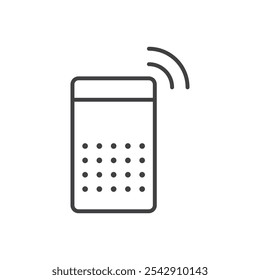 Smart speaker icon. isolated simple vector icon on white background. EPS10