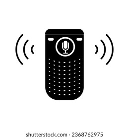 Icono de altavoz inteligente. Estilo de moda simple ilustración plana sobre fondo blanco.. eps