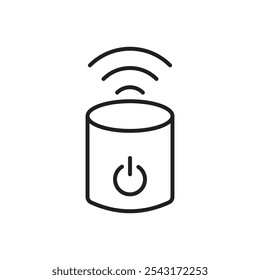 Smart speaker icon. simple vecor icon.