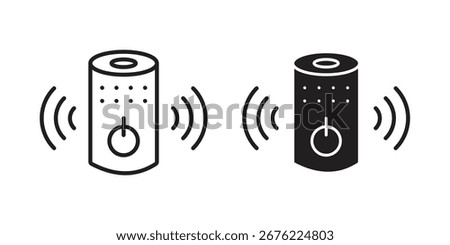Smart speaker icon symbol for your web designs. Icon logo, app, UI.