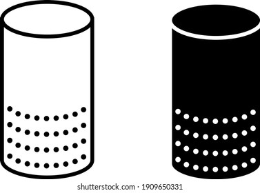 smart speaker icon , vector illustration