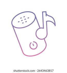 Smart Speaker Icon vector stock illustration