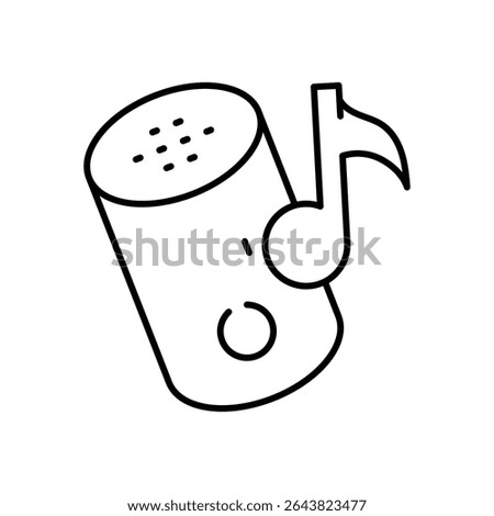 Smart Speaker Icon vector stock illustration