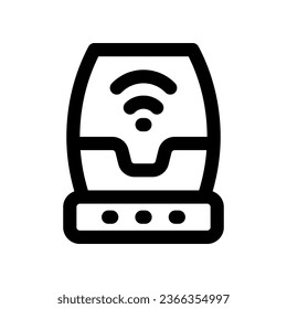 smart speaker line icon. vector icon for your website, mobile, presentation, and logo design.
