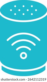 Smart Speaker vector icon. Can be used for printing, mobile and web applications.