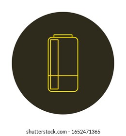 icono de vector de altavoz inteligente en fondo blanco