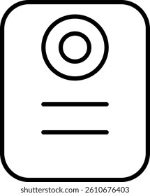 Smart Speaker Vector Line Icon Design