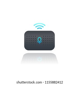 Smart speaker, voice assistant, vector
