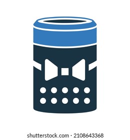 Smart, speaker, voice icon. Simple editable vector illustration.