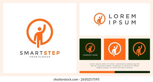  Smart Step Logo Design für erfolgreiche Menschen