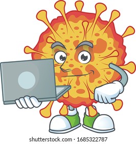 smart student of epidemic COVID19 using a laptop