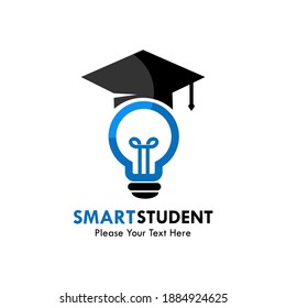 smart student logo template illustration