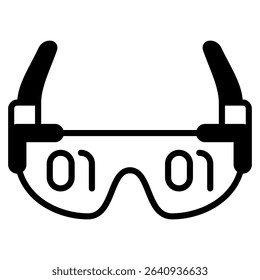 Smart Sunglassess icon with mixed style and pixel perfect base. Suitable for website design, logo, app and UI. Based on the size of the icon in general, so it can be reduced.