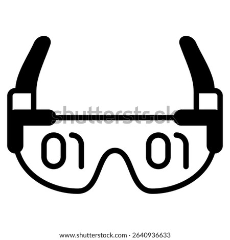 Smart Sunglassess icon with mixed style and pixel perfect base. Suitable for website design, logo, app and UI. Based on the size of the icon in general, so it can be reduced.
