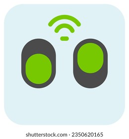 smart switch icon with outline style. Suitable for website design, logo, app, UI and ETC.