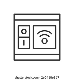 Smart Switch Icon Sign Symbol