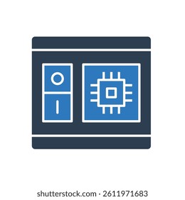 Smart Switch Icon Sign Symbol