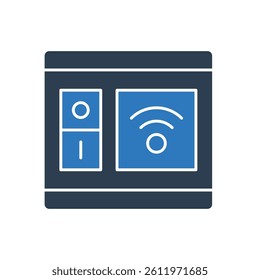Smart Switch Icon Sign Symbol