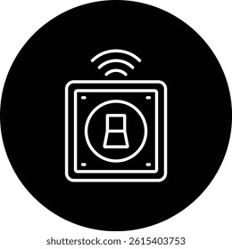 Smart Switch vector icon. Can be used for printing, mobile and web applications.
