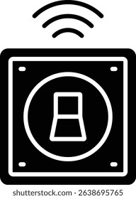 Smart Switch vector icon. Can be used for printing, mobile and web applications.