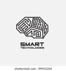 Smart Technologies logo black and white