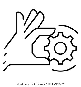 Icono de tecnología inteligente ilustración vectorial