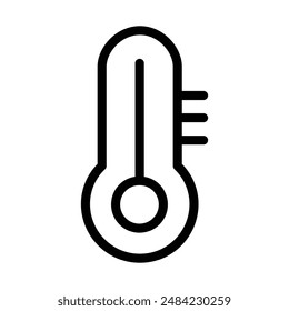 smart temperature icon design in filled and outlined style