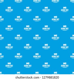Smart time pattern vector seamless blue repeat for any use