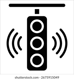 Elemento De Ícone De Tráfego Inteligente Para Design