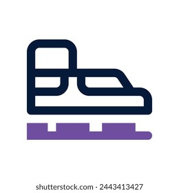 smart train icon. vector dual tone icon for your website, mobile, presentation, and logo design.
