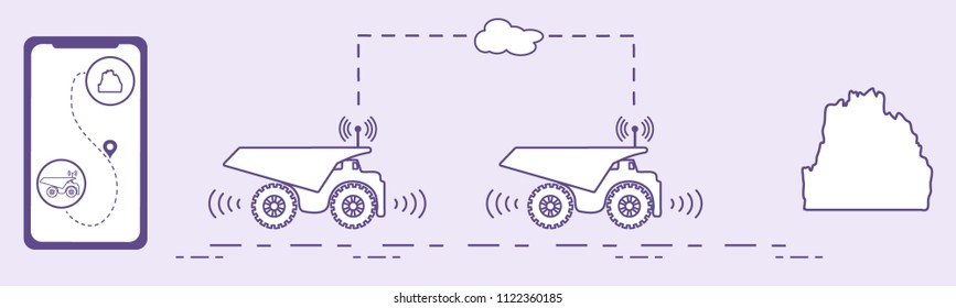 Smart transportations and trucking. Monitoring and control of trucking. New technologies.