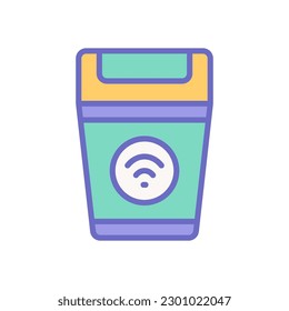 smart trash icon for your website design, logo, app, UI.