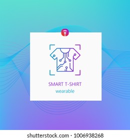 Smart t-shirt wearable gadget