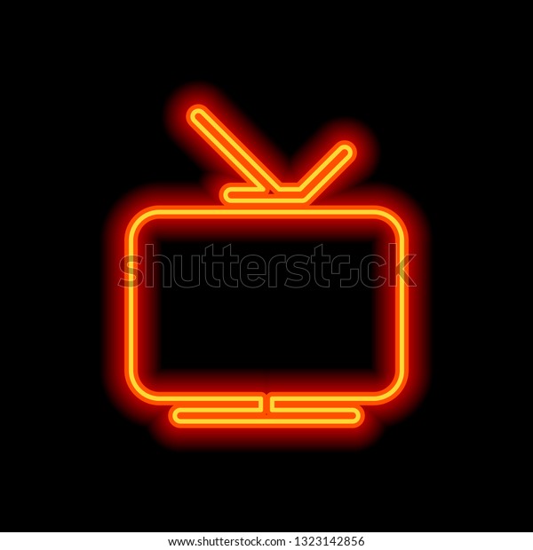 Smart Tv Analog Television Icon Media Stock Vector Royalty Free
