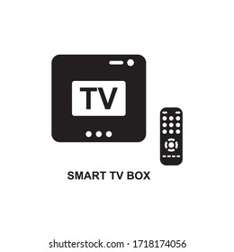 SMART TV BOX ICON , REMOTE AND TV ICON