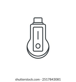 Smart TV Dongle icon, vector illustration