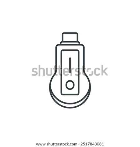 Smart TV Dongle icon, vector illustration