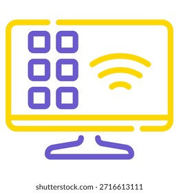 Un televisor inteligente para disfrutar de experiencias de entretenimiento mejoradas.