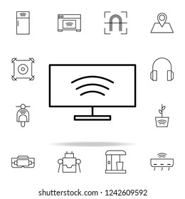 smart tv icon. internet things icons universal set for web and mobile