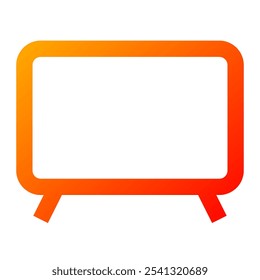 Smart tv icon. smart tv, television, tv, screen, display, entertainment, video, device, multimedia, electronic. Vector icon illustration