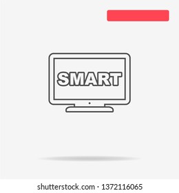Smart tv icon. Vector concept illustration for design.