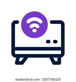 icono de tv inteligente. icono vector para tu sitio web, móvil, presentación y diseño de logotipo.