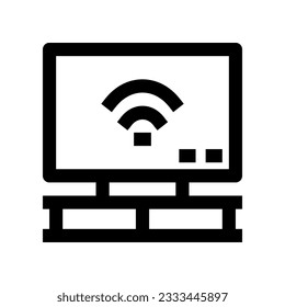 icono de tv inteligente para tu sitio web, móvil, presentación y diseño de logotipo.