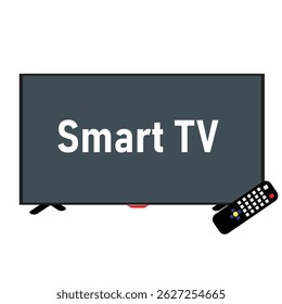 SMART TV LOGO ICON VECTOR