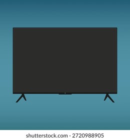 Smart TV Screen Mockup for Digital Display Presentation