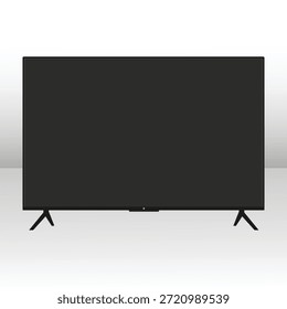Smart TV Screen Vector Mockup