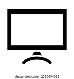 Smart Tv Vector Glyph Icon For Personal And Commercial Use.

