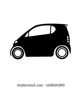 smart two car in flat design