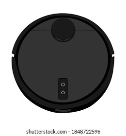 Smart vacuum cleaner. Vector image, eps 10