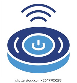 Elemento de ícone Smart Vacuum para design